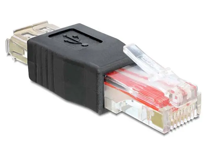 Адаптер DeLock, USB женско - RJ45 мъжко - image 1