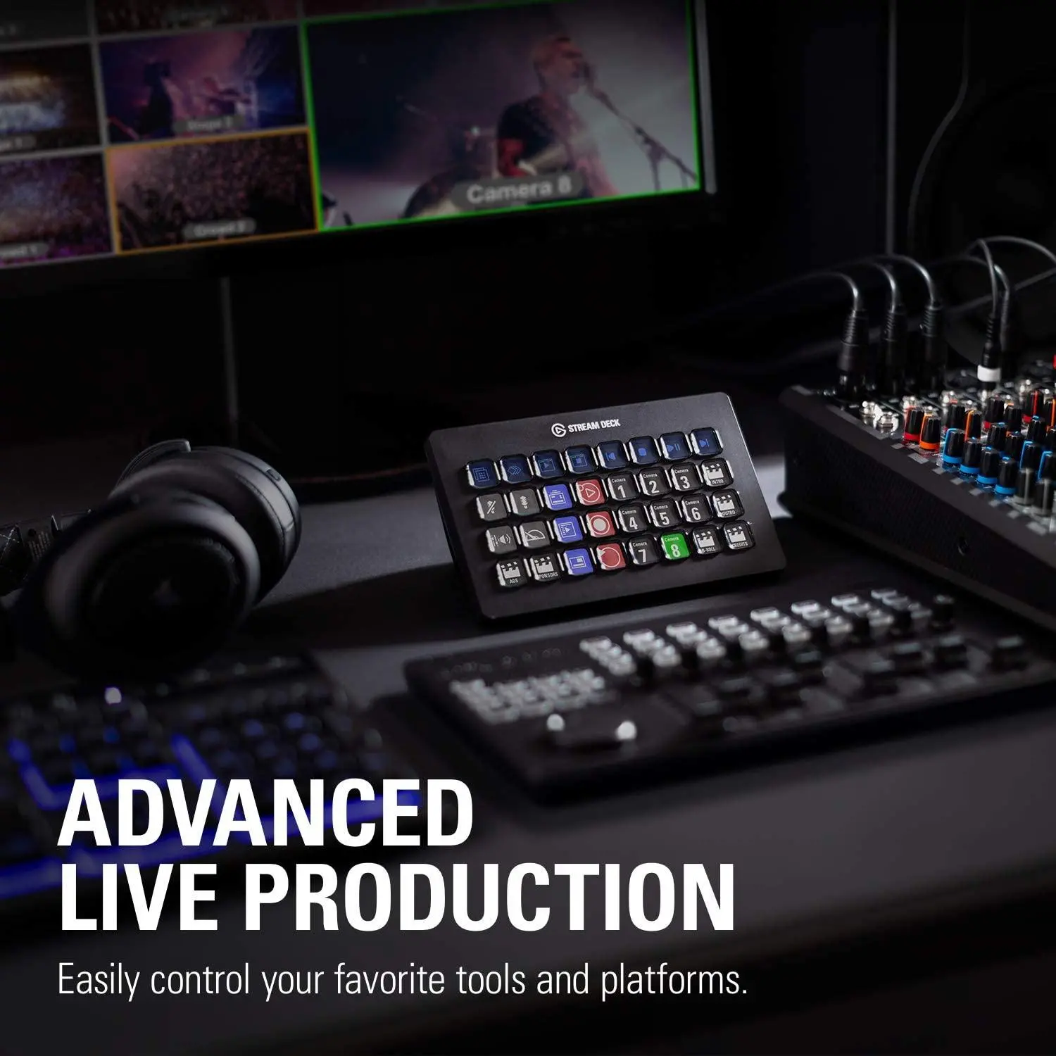 Controler Elgato Stream Deck, 32 butoane LCD, negru - image 4