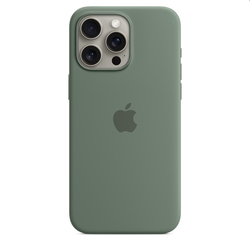 Калъф, Apple iPhone 15 Pro Max Silicone Case with MagSafe - Cypress