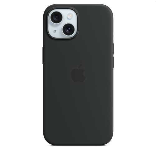 Калъф, Apple iPhone 15 Silicone Case with MagSafe - Black