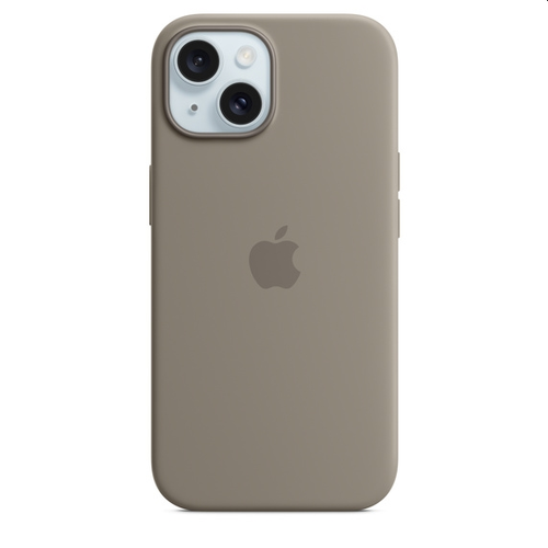 Калъф, Apple iPhone 15 Silicone Case with MagSafe - Clay