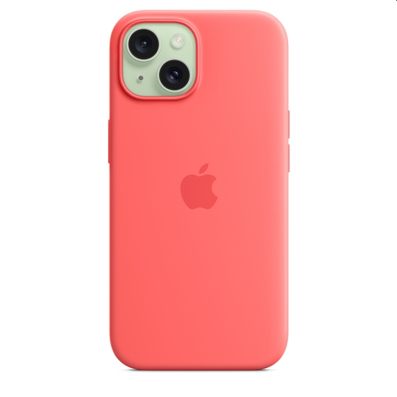 Калъф, Apple iPhone 15 Silicone Case with MagSafe - Guava - image 3
