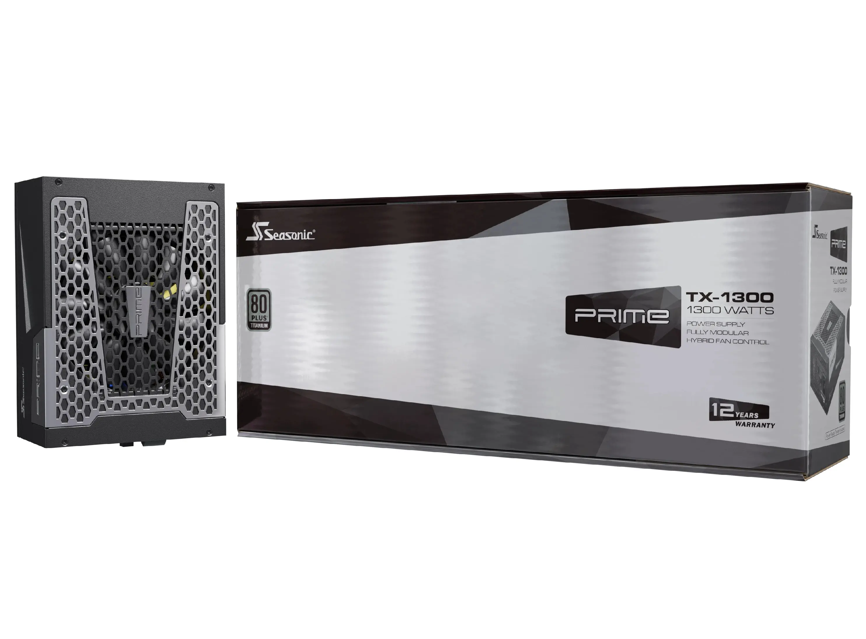 Seasonic PRIME TX-1300 Titanium, ATX 3.0, 80 PLUS TITANIUM, 135mm FDB Fan, Fully Modular, PCIe Gen 5 Cable (12VHPWR) included, 12 Years Warranty (1TX13TART3A10X) - image 9