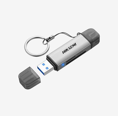 Четец за карти, Hiksemi Card Reader, USB 3.0 and Type-C, SD cards and TF cards - image 1