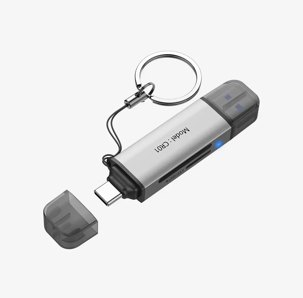 Cititor de carduri, Hiksemi, USB 3.0 și Type-C, carduri SD și carduri TF - image 2