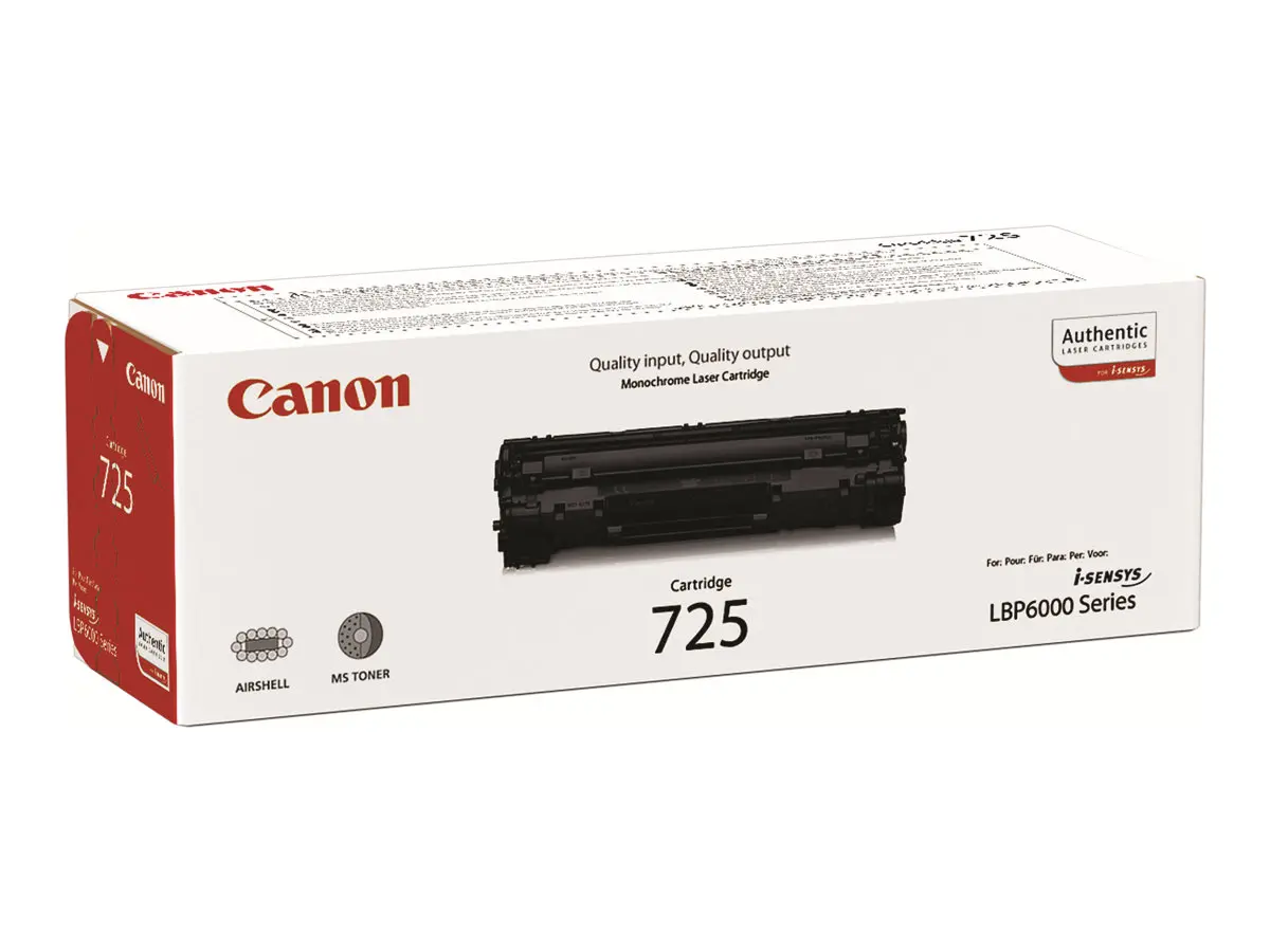 CANON CRG-725 toner cartridge black standard capacity 1.600 pages 1-pack - image 2