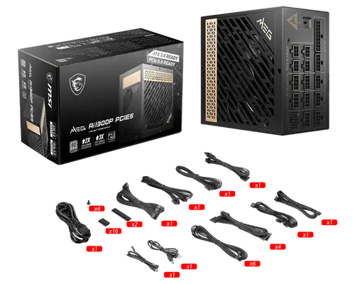Захранване, PSU MSI MEG AI1300P PCIE5