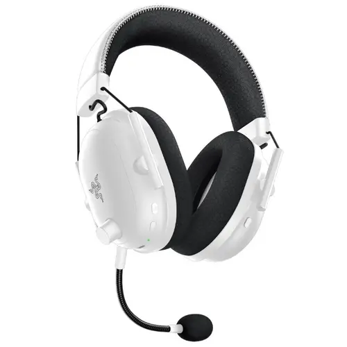 BlackShark V2 Pro (2023) - White, Wireless Gaming Headset, Razer TriForce Titanium Driver 50 mm, Oval Ear Cushions, Detachable Super Wideband microphone, THX Spatial Audio, Type A Wireless (2.4 GHz), Bluetooth 5.2 - image 1
