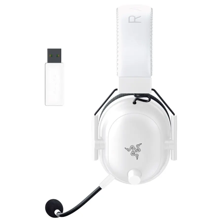 BlackShark V2 Pro (2023) - Λευκό, Ασύρματα Gaming ακουστικά, Razer TriForce Titanium Driver 50 mm, Οβάλ μαξιλαράκια αυτιών, Αποσπώμενο μικρόφωνο Super - image 3