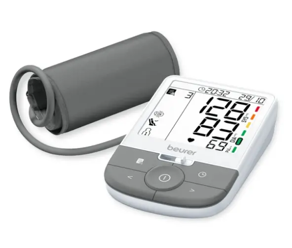 Πιεσόμετρο, Beurer BM 53 upper arm blood pressure monitor, 120 memory space, XL display with backlight, Detection of atrial fibrillation (AFIB), HSD