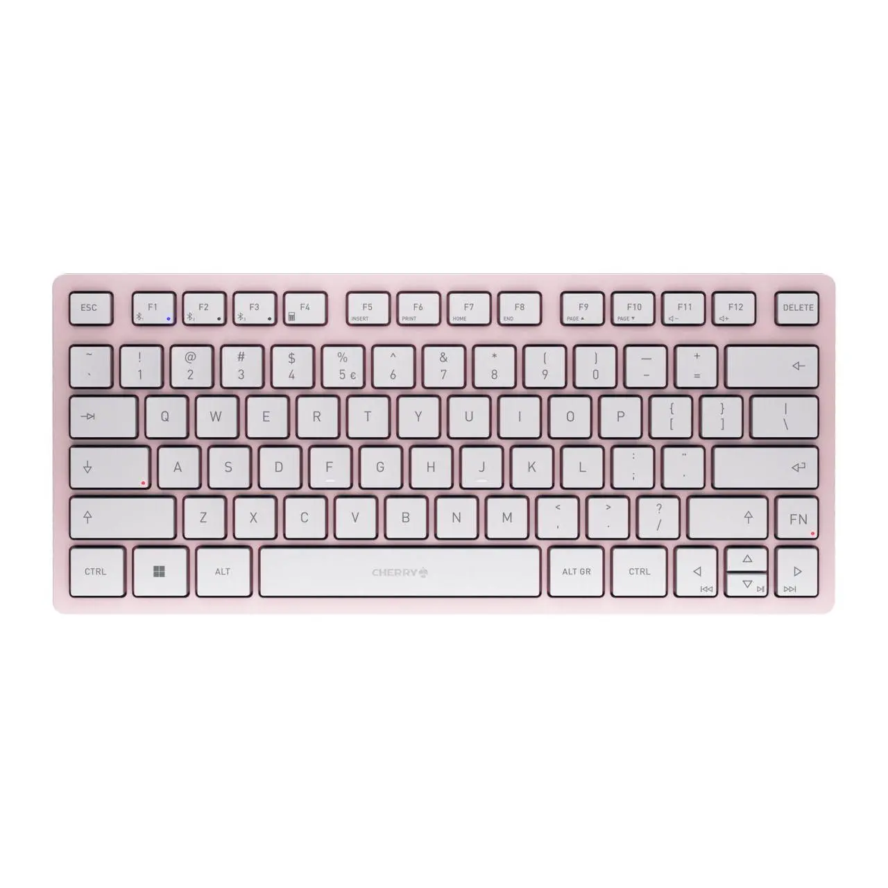 Ασύρματο πληκτρολόγιο CHERRY KW 7100 MINI BT, Bluetooth, Ροζ