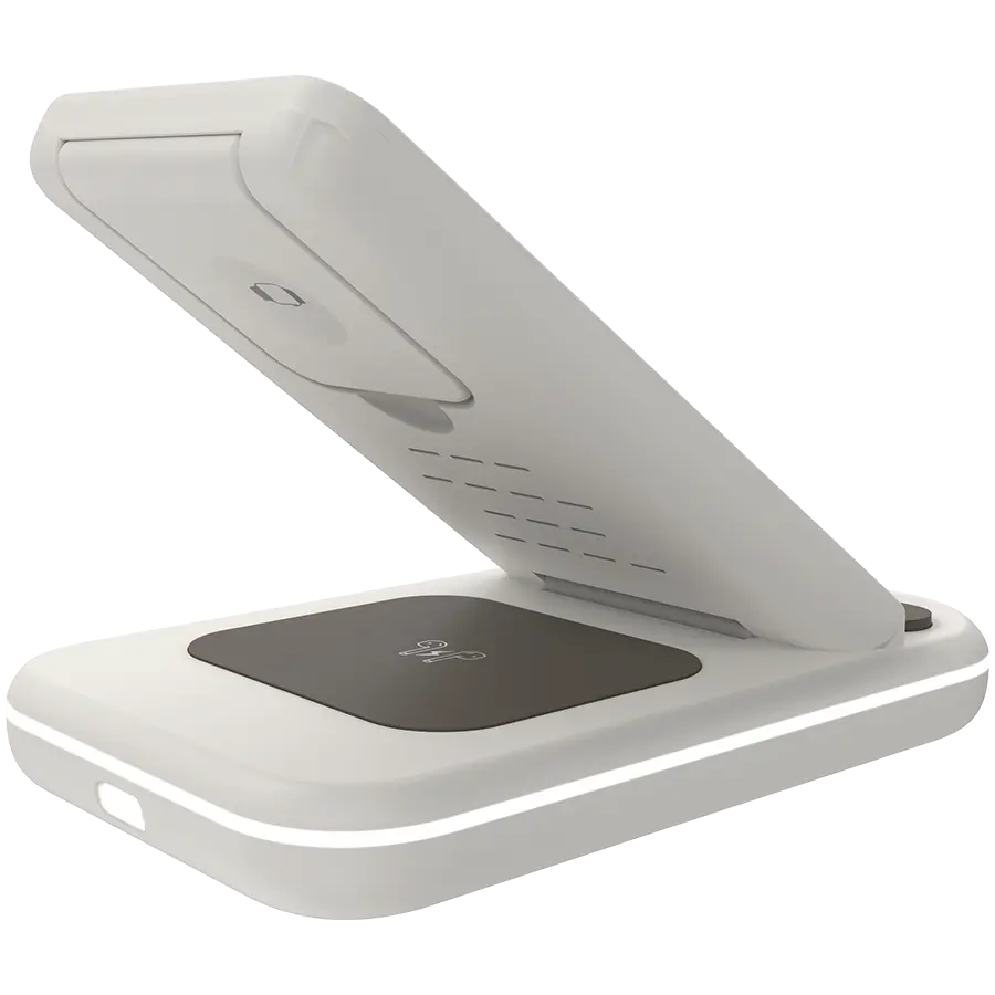 CANYON wireless charger WS-304 15W 3in1 Cosmic Latte - image 4