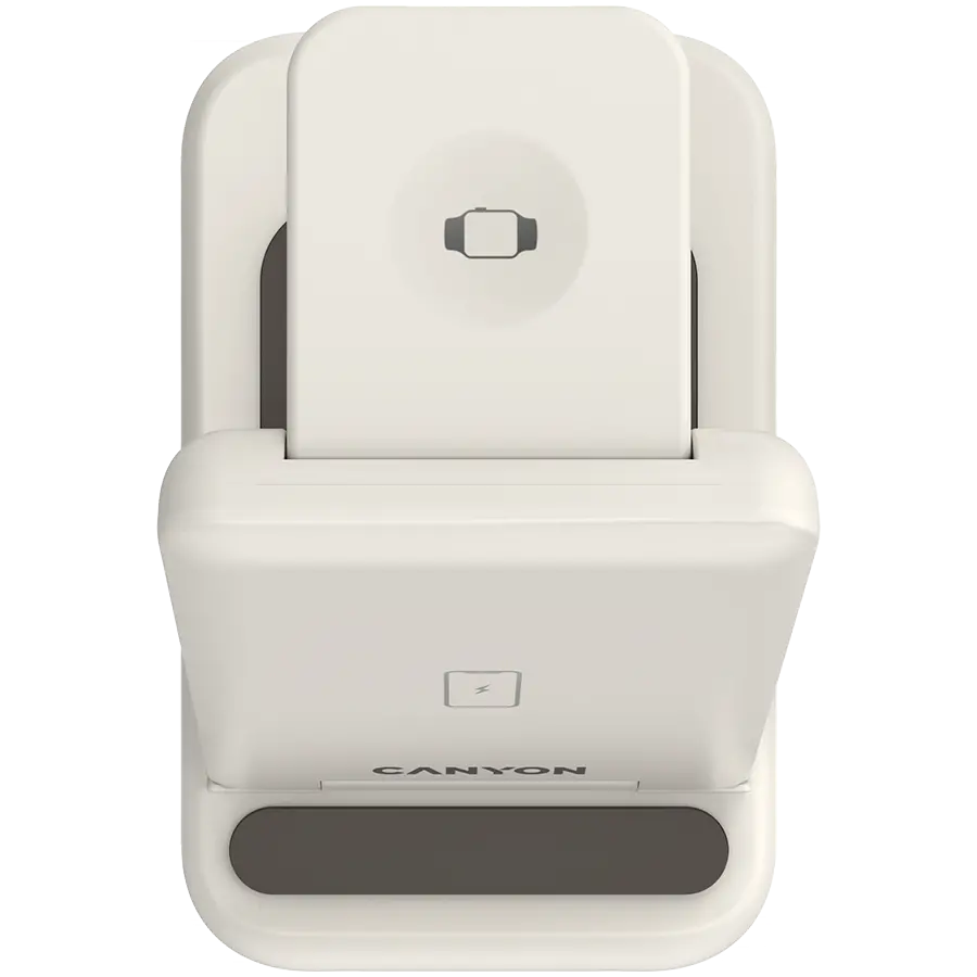 CANYON wireless charger WS-304 15W 3in1 Cosmic Latte - image 5