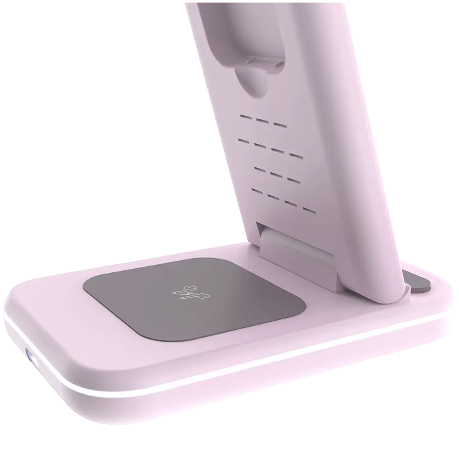 CANYON wireless charger WS-304 15W 3in1 Iced Pink - image 7