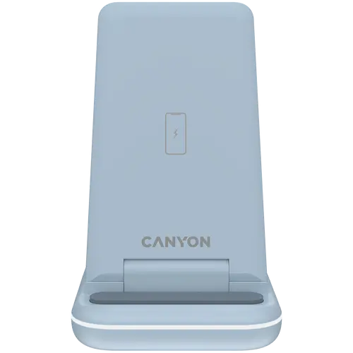 CANYON wireless charger WS-304 15W 3in1 Blue - image 2