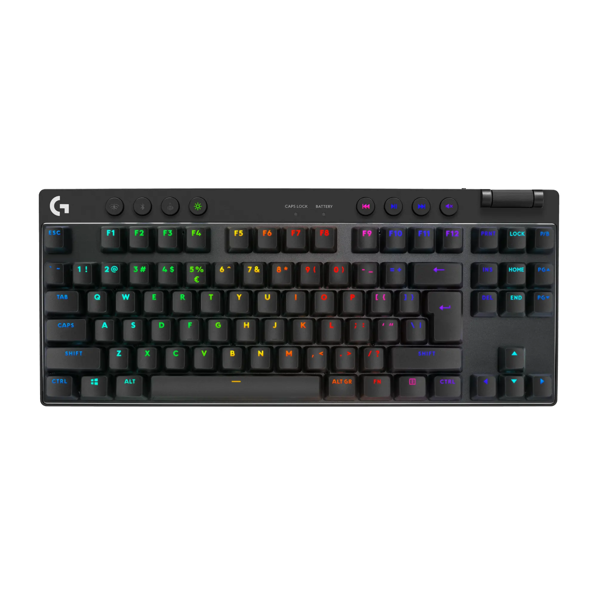 Πληκτρολόγιο, Logitech G PRO X TKL LIGHTSPEED Gaming Keyboard - ΜΑΥΡΟ - US INT'L - 2.4GHZ/BT - N/A - EMEA28-935 - TACTILE