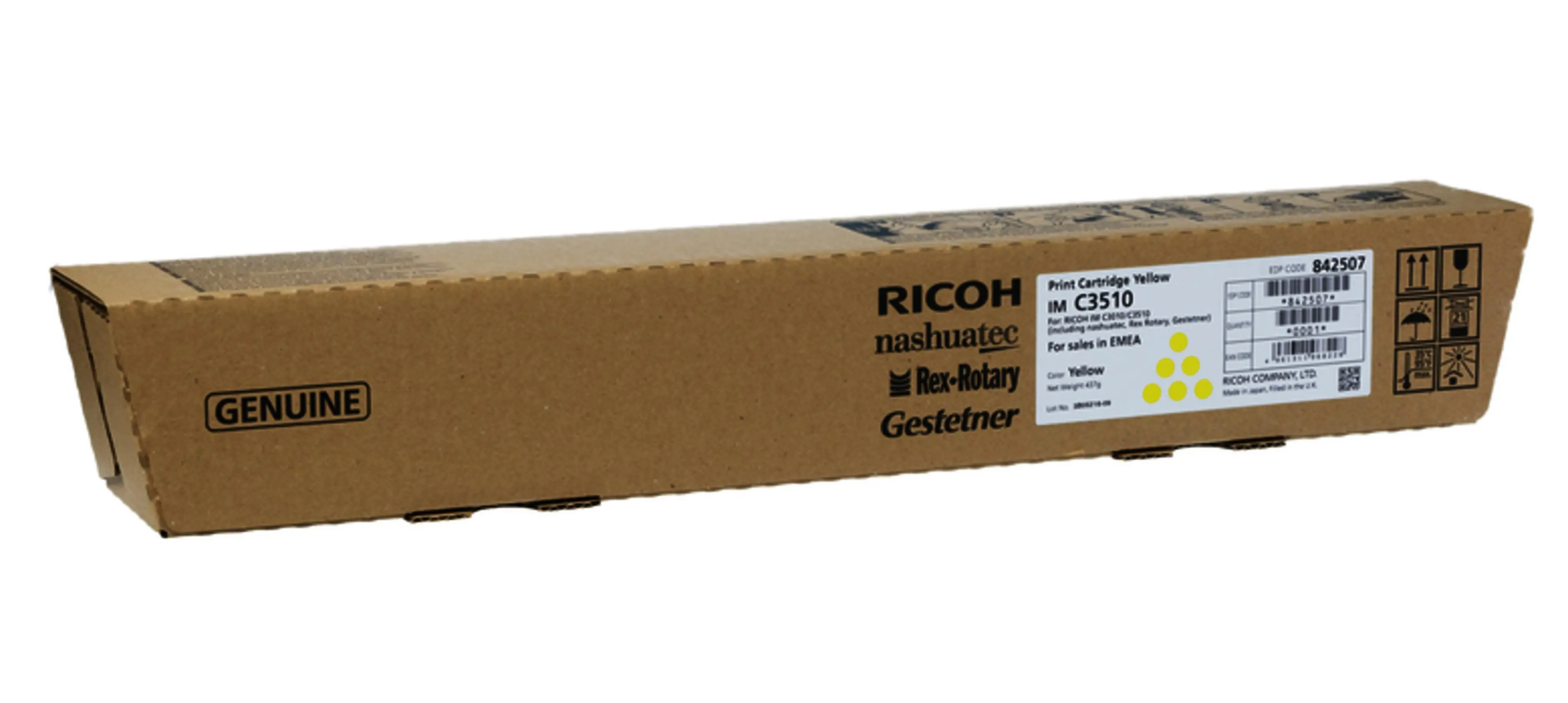 Тонер касета Ricoh IM C3010/IMC3010A,IM C3510,28000 копия, Yellow - image 1