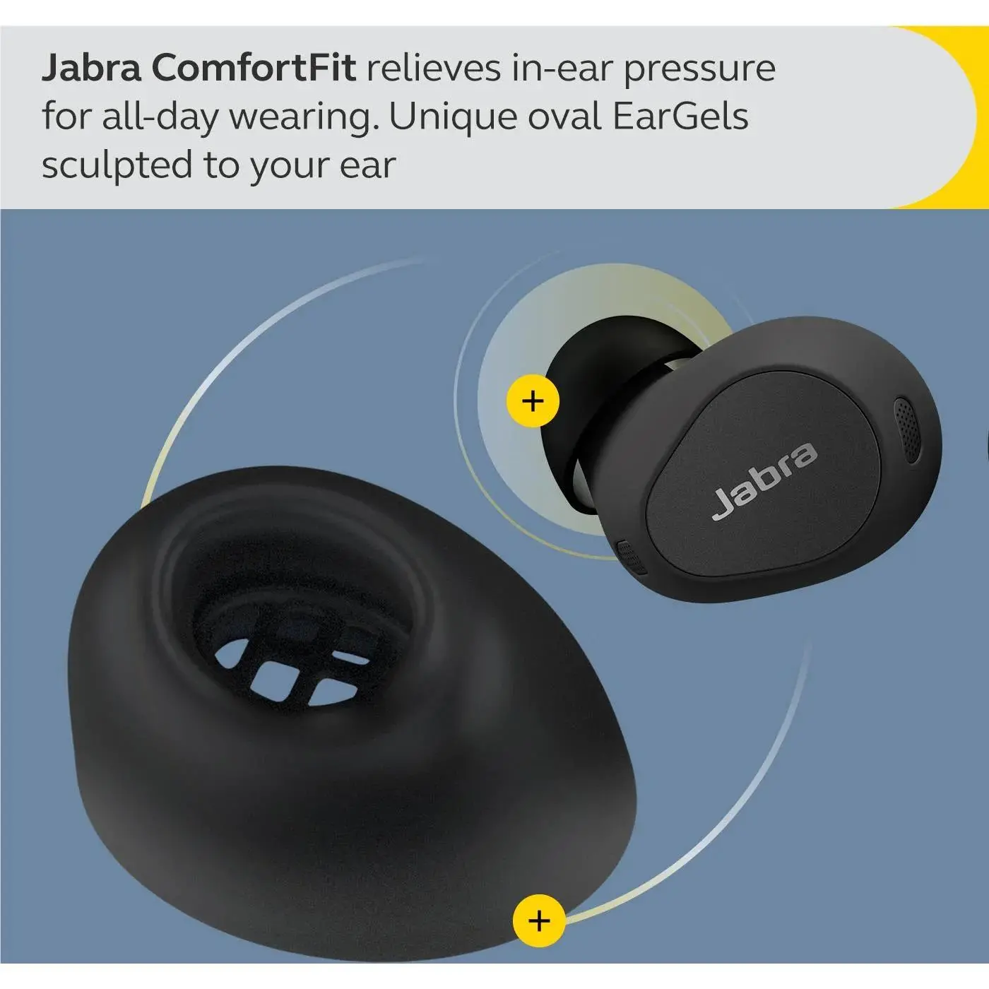 Блутут слушалки Jabra Elite 10, Gloss Black, ANC - image 4