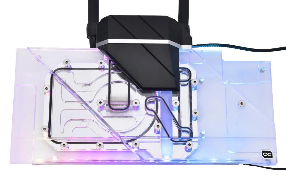 Σύστημα υδρόψυξης Alphacool Eiswolf 2 AIO - 360mm Radeon RX 6800/6800XT Strix/TUF με Backplate - image 1