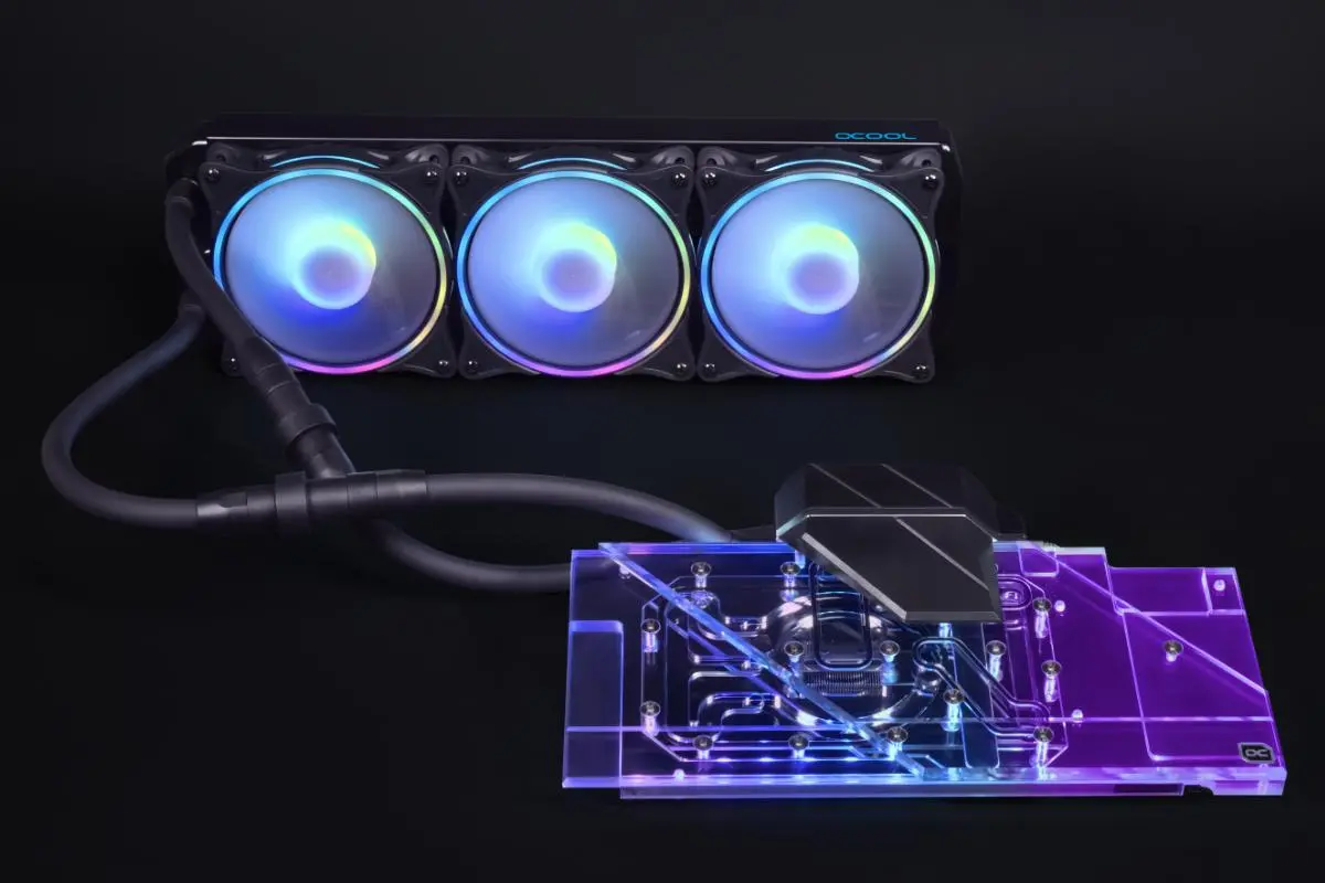 Σύστημα υδρόψυξης Alphacool Eiswolf 2 AIO - 360mm Radeon RX 6800/6800XT Strix/TUF με Backplate - image 3