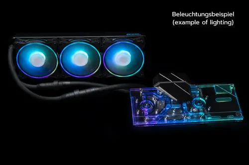 Σύστημα υδρόψυξης Alphacool Eiswolf 2 AIO - 360mm Radeon RX 6800/6800XT/6900 Reference Design με Backplate - 4