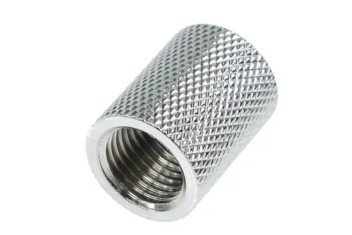 Μούφα Alphacool, Θηλυκό σπείρωμα G1/4 AG - G1/4 AG, Χρώμιο - 1