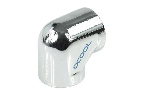 Conector L Alphacool HF, Filet interior G1/4 - G1/4, 90°, Crom - 2