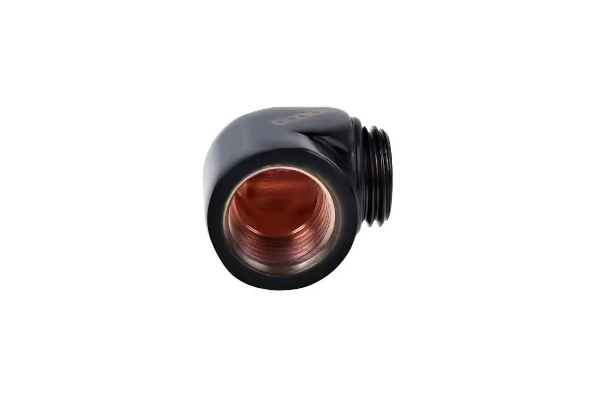 L-конектор Alphacool HF, G1/4 външна - вътрешна резба, Черен мат - image 1