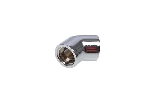 Σύνδεσμος L Alphacool HF, Θηλυκό σπείρωμα G1/4 - G1/4, 45°, Χρώμιο - 2