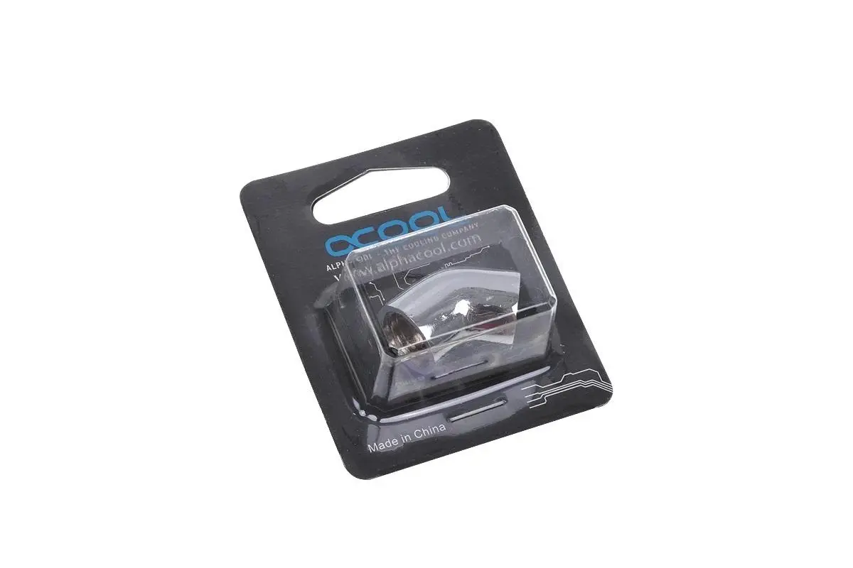 Σύνδεσμος L Alphacool HF, Θηλυκό σπείρωμα G1/4 - G1/4, 45°, Χρώμιο - image 2