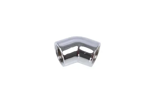 Σύνδεσμος L Alphacool HF, Θηλυκό σπείρωμα G1/4 - G1/4, 45°, Χρώμιο - 1