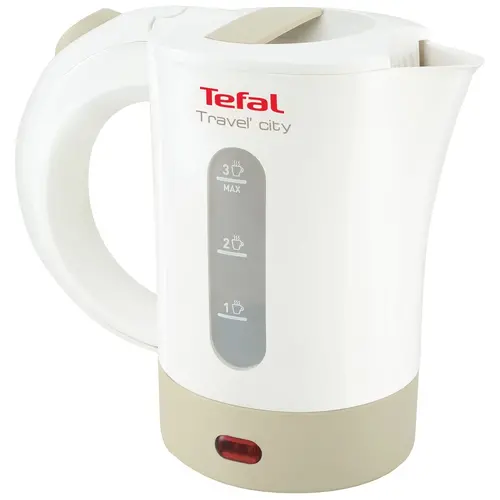 Ηλεκτρικός βραστήρας, Tefal KO120130 TRAVEL CITY2 0.5L λευκό & γκρι, 2 κούπες, τσάντα ταξιδιού, κουτάλι Ηλεκτρικός βραστήρας, Tefal KO120130 TRAVEL CITY2 0.5L λευκό & γκρι, 2 κούπες, τσάντα ταξιδιού, κουτάλι