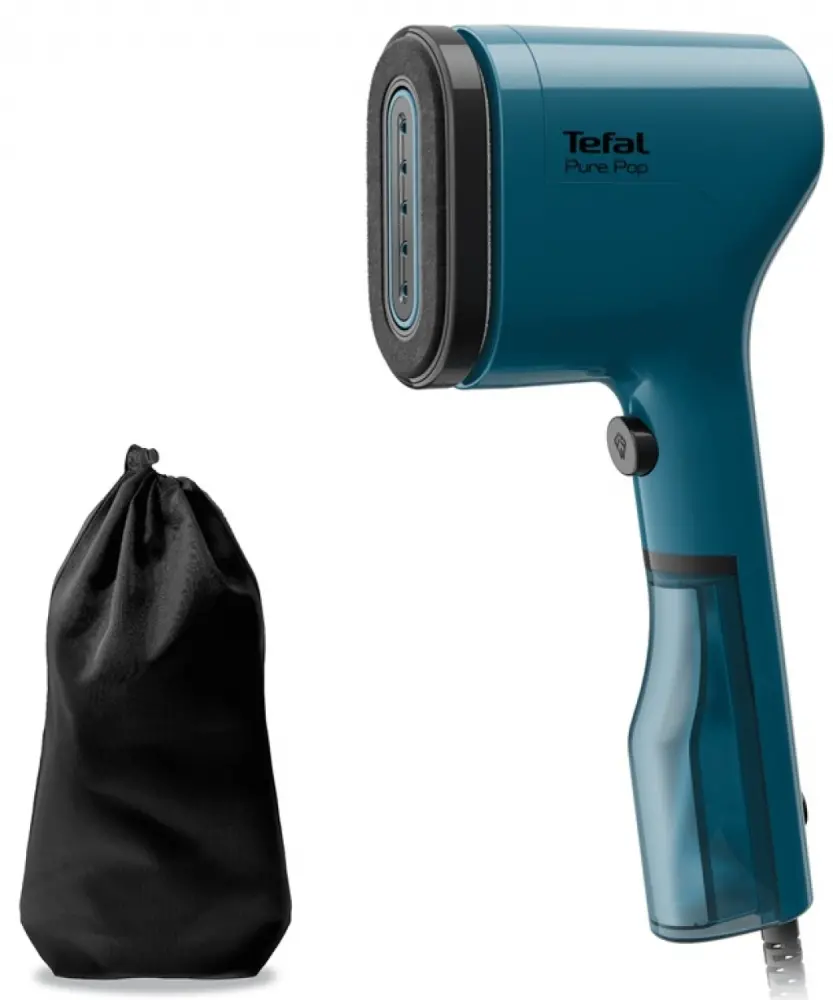 Aparat de călcat cu abur, Tefal DT2020E1 pure pop, albastru, 1300W, până la 20g/min, încălzire 15 minute, rezervor de apă 70ml, oprire automată, talpă - image 3