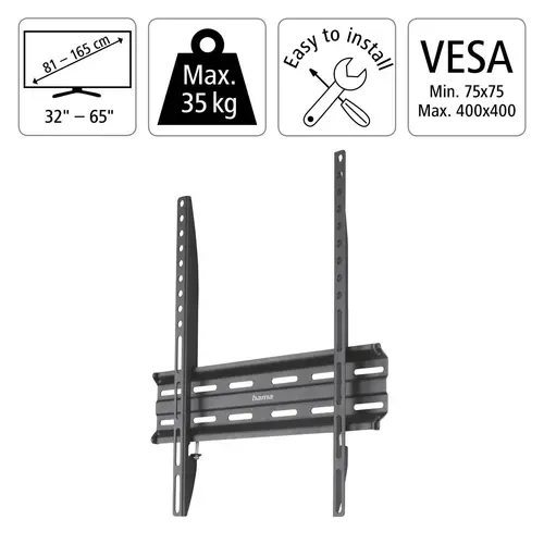 Suport de perete pentru TV, FIX, 65", 220809 - 5