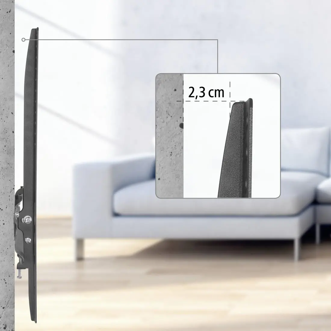 Suport de perete pentru TV, FIX, 65", 220809 - image 5