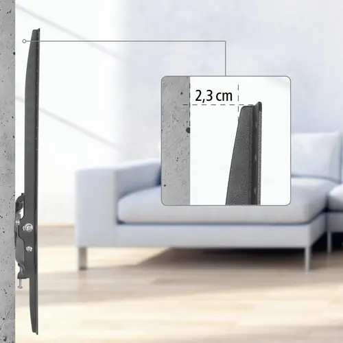 Επιτοίχια βάση για τηλεόραση, FIX, 65", 220809 - 6