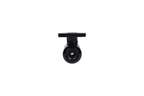 Robinet cu bilă Alphacool, Filet interior G1/4, Negru mat - 3