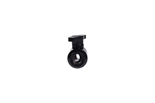 Robinet cu bilă Alphacool, Filet interior G1/4, Negru mat - 4