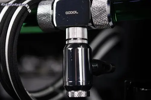 Σφαιρική βάνα Alphacool, Θηλυκό σπείρωμα G1/4, Χρώμιο - 5