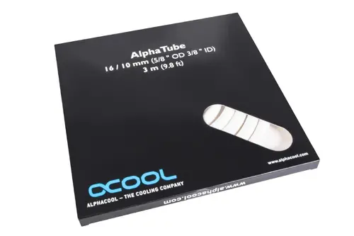 Tub Alphacool AlphaTube HF, 16/10 (3/8"ID), UV, 3m, Alb, Retailbox - 4