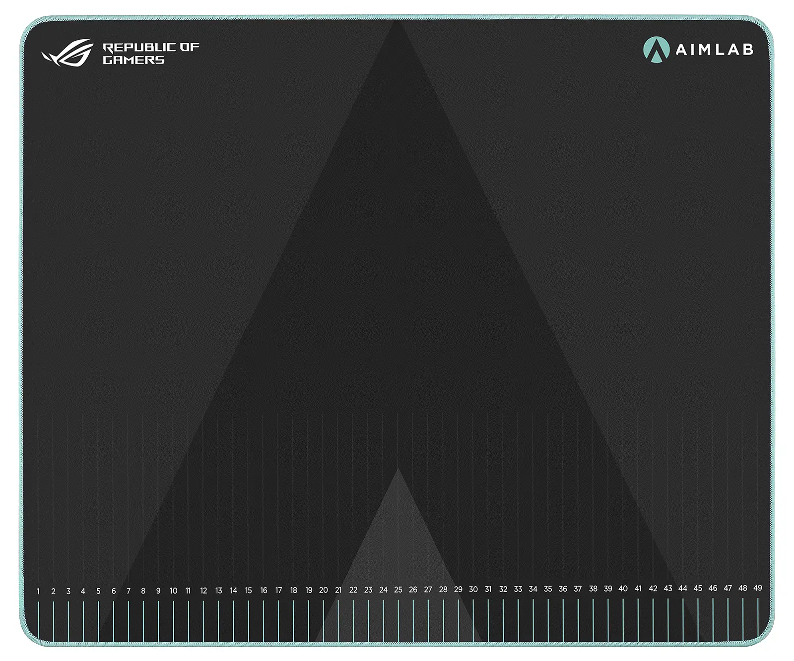 Подложка за мишка, Asus ROG Hone Ace Aim Lab Edition Gaming Mouse Pad, 508 X 420 x 3 mm, Large Size, Soft, Hybrid Cloth Material, Non-Slip Rubber Base, Esports & FPS Gaming,Black