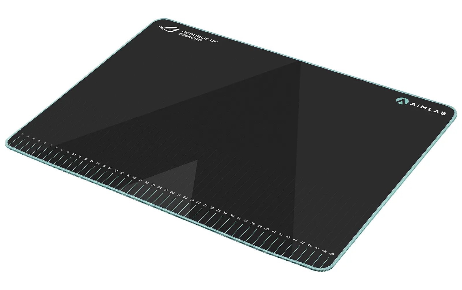 Подложка за мишка, Asus ROG Hone Ace Aim Lab Edition Gaming Mouse Pad, 508 X 420 x 3 mm, Large Size, Soft, Hybrid Cloth Material, Non-Slip Rubber Base, Esports & FPS Gaming,Black - image 2