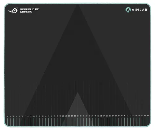 Covoraș pentru mouse, Asus ROG Hone Ace Aim Lab Edition Gaming Mouse Pad, 508 X 420 x 3 mm, Dimensiune mare, Moale, Material hibrid textil, Bază - 1