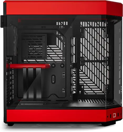 Кутия HYTE Y60 Tempered Glass, Mid-Tower, Черно и Червено - image 2