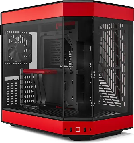 Κουτί HYTE Y60 Tempered Glass, Mid-Tower, Μαύρο και Κόκκινο - 1