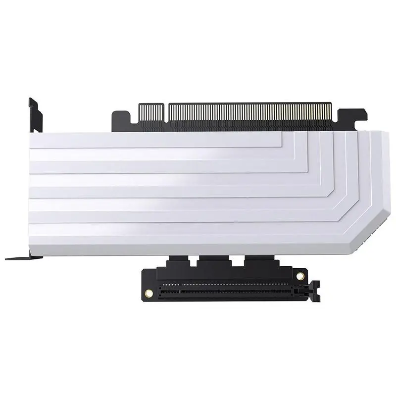 Кабел за вертикален монтаж HYTE PCI-E 4.0 x16 200mm, Бяло - image 4