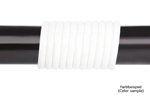 Тръба Alphacool AlphaTube HF, 13/10 (3/8"ID), UV, 3м, Бяла, Retailbox - image 1
