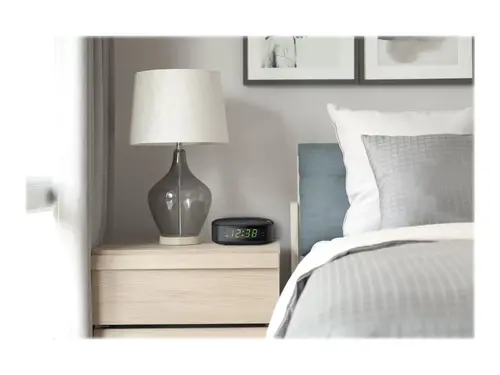PHILIPS ραδιόφωνο με ρολόι και ξυπνητήρι, διπλό ξυπνητήρι, εφεδρική μπαταρία σε περίπτωση διακοπής ρεύματος, μαύρο - 4