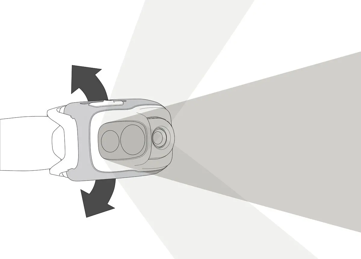 Челник PETZL SWIFT RL 2024, 1100 Лумена, Бял - image 2
