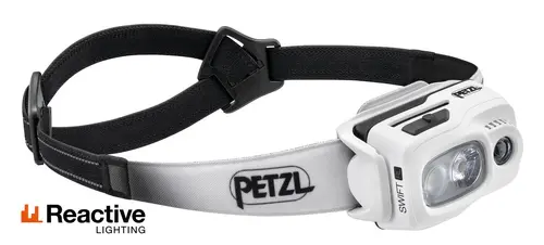 Челник PETZL SWIFT RL 2024, 1100 Лумена, Бял